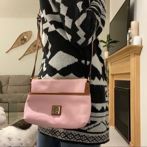 Pink Dooney & Bourke crossbody bag